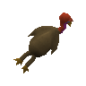 Off-hand rubber turkey