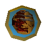 Throwing disc token