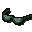 Half-moon spectacles (green)