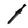 Off-hand black knife