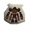 Obsidian golem pouch