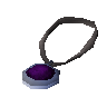 Platinum amulet