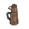 Heated tea flask