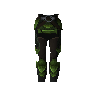 Green dragonhide chaps