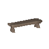 Wooden bench