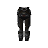 Black dragonhide chaps
