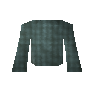 Turquoise robe top