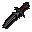 Off-hand black sword