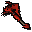 Off-hand dragon throwing axe