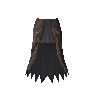 Evening dipped skirt