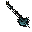 Crystal halberd