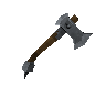 Steel throwing axe