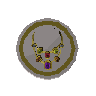 Gem necklace token