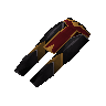 Elite black platelegs
