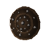 Studded leather shield