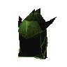 Blessed dragonhide coif (Guthix)