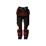 Red dragonhide chaps