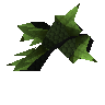 Green spiky vambraces