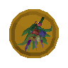 Rainbow bouquet wand token