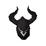 Black full helm (t)