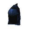 Blue dragonhide coif