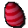 Striped Easter egg