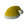 Yellow Santa hat