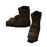 Bronze armoured boots