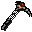 Black Christmas scythe