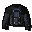 Black wizard robe top