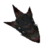 Schwarzdrachenleder-Schild