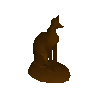 Ton-Statuette