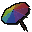 Regenbogen-Sonnenschirm