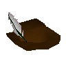 Dunkler Krempenhut
