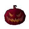 Beseelte Kürbismaske (rot)
