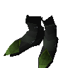 Bottes de dragon vert