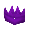 Chapeau festif violet