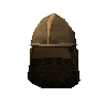 Barbute de bronze