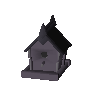 Maison � oiseaux en acacia
