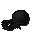 Pelote de laine noire