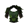 Plastron de dragon vert