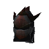 Coiffe de dragon noir