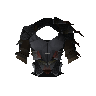 Plastron de dragon noir