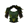Plastron de dragon vert (o)