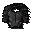 Plastron de dragon noir