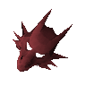 Masque de dragon rouge