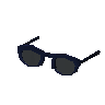 Lunettes lgantes (bleues)
