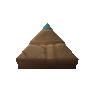 Jeton de chapeau pyramide