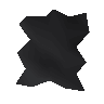 Fourrure de kébête noir