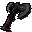 Hache d'armes noire
